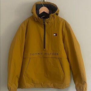 Tommy‎ Hilfiger Men’s Half Zip Nylon Jacket Size Large